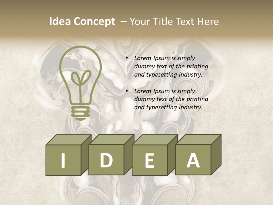 Smile Traditional Decorative PowerPoint Template