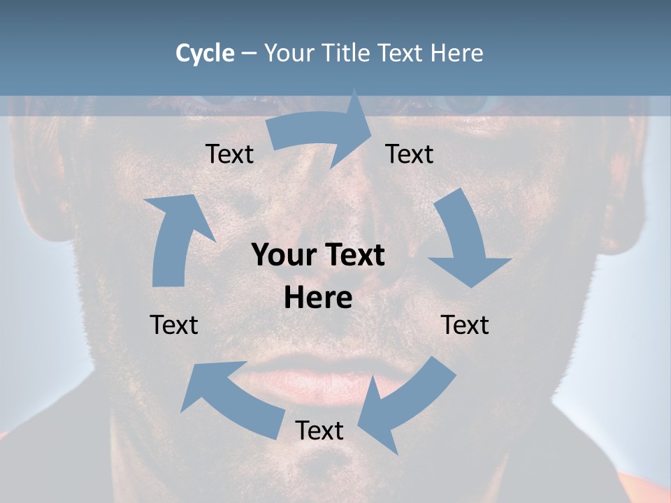 Miner Coal Industry PowerPoint Template