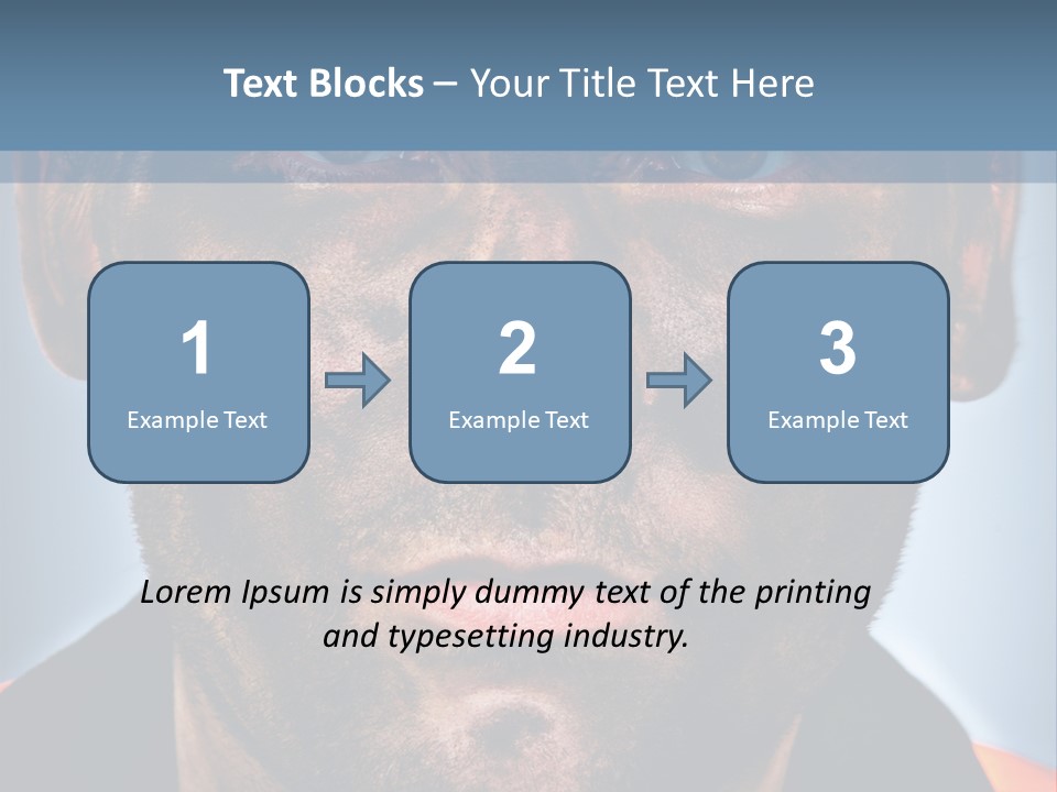 Miner Coal Industry PowerPoint Template