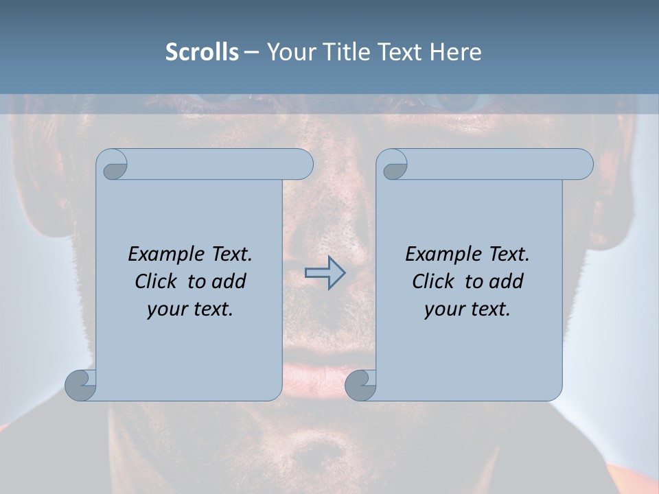 Miner Coal Industry PowerPoint Template