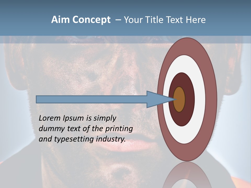 Miner Coal Industry PowerPoint Template
