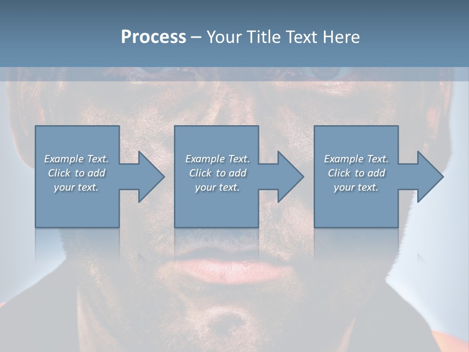 Miner Coal Industry PowerPoint Template