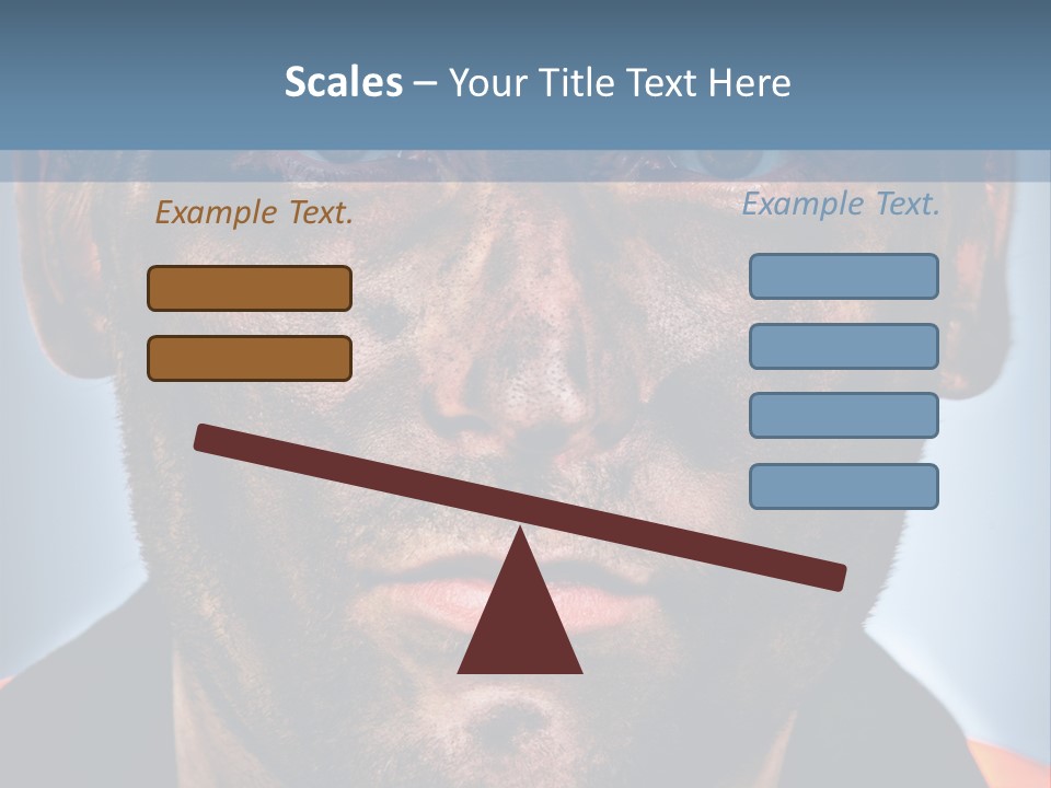 Miner Coal Industry PowerPoint Template