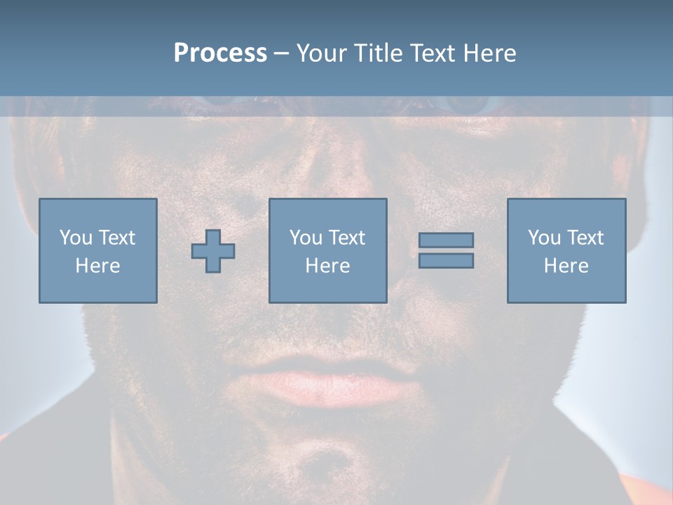 Miner Coal Industry PowerPoint Template