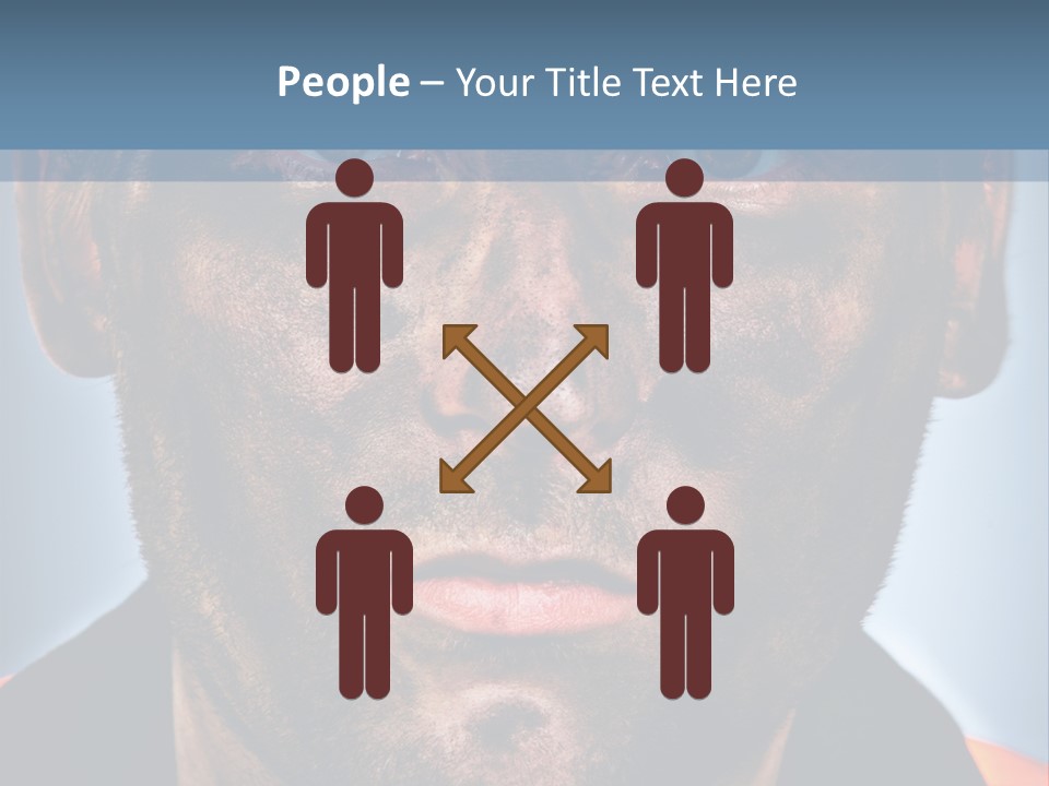 Miner Coal Industry PowerPoint Template