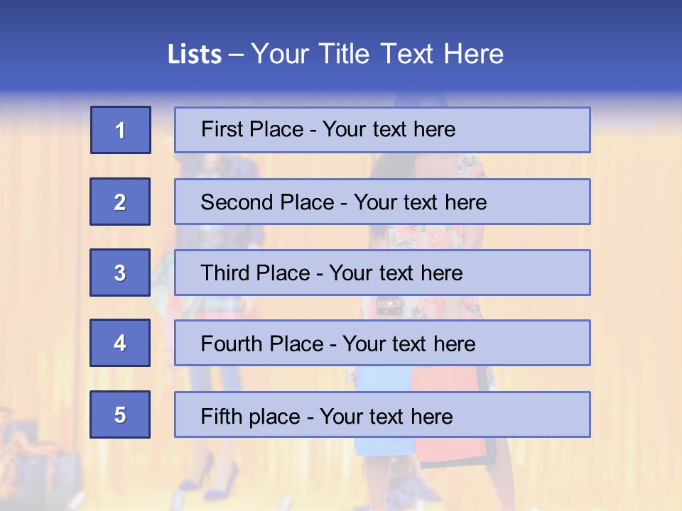 Objects Garment Color PowerPoint Template
