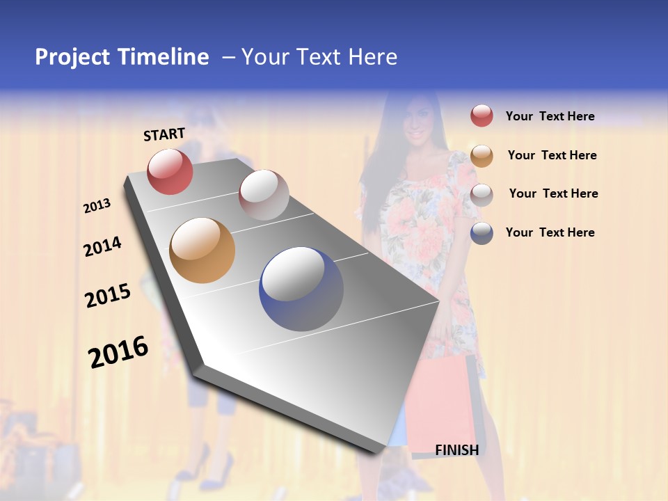 Objects Garment Color PowerPoint Template