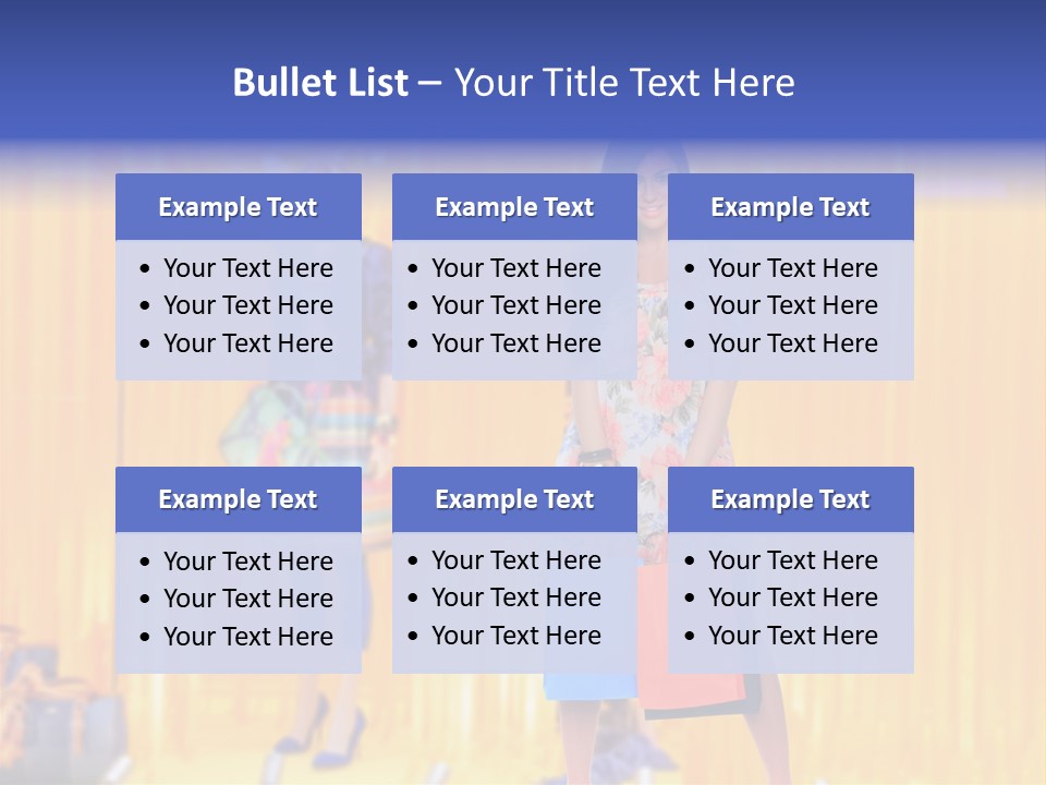 Objects Garment Color PowerPoint Template