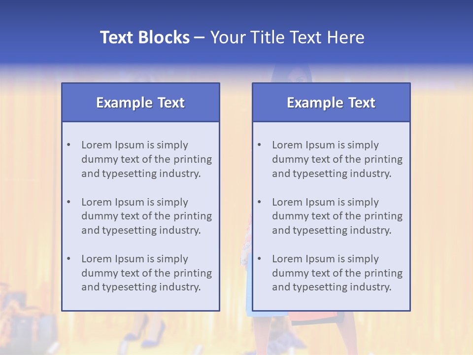 Objects Garment Color PowerPoint Template