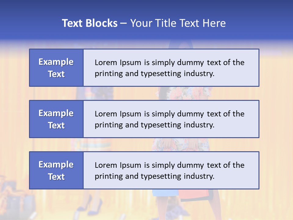 Objects Garment Color PowerPoint Template