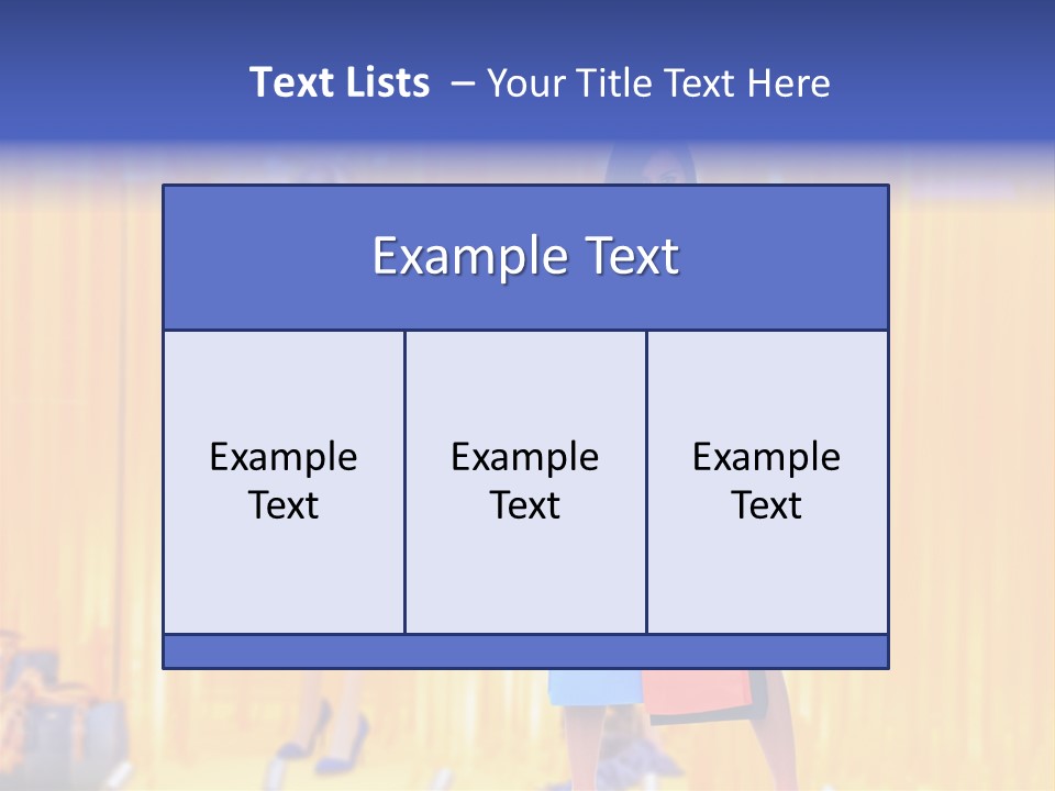 Objects Garment Color PowerPoint Template