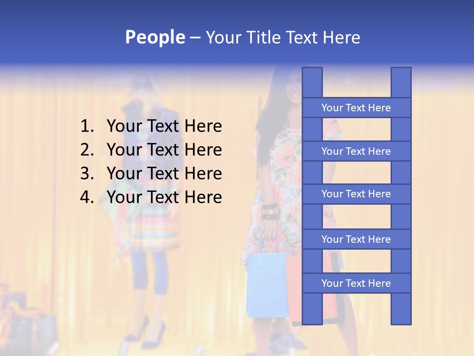 Objects Garment Color PowerPoint Template