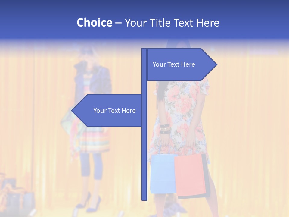Objects Garment Color PowerPoint Template