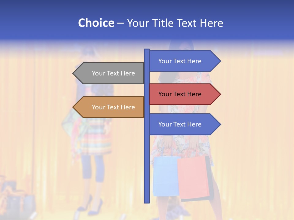 Objects Garment Color PowerPoint Template