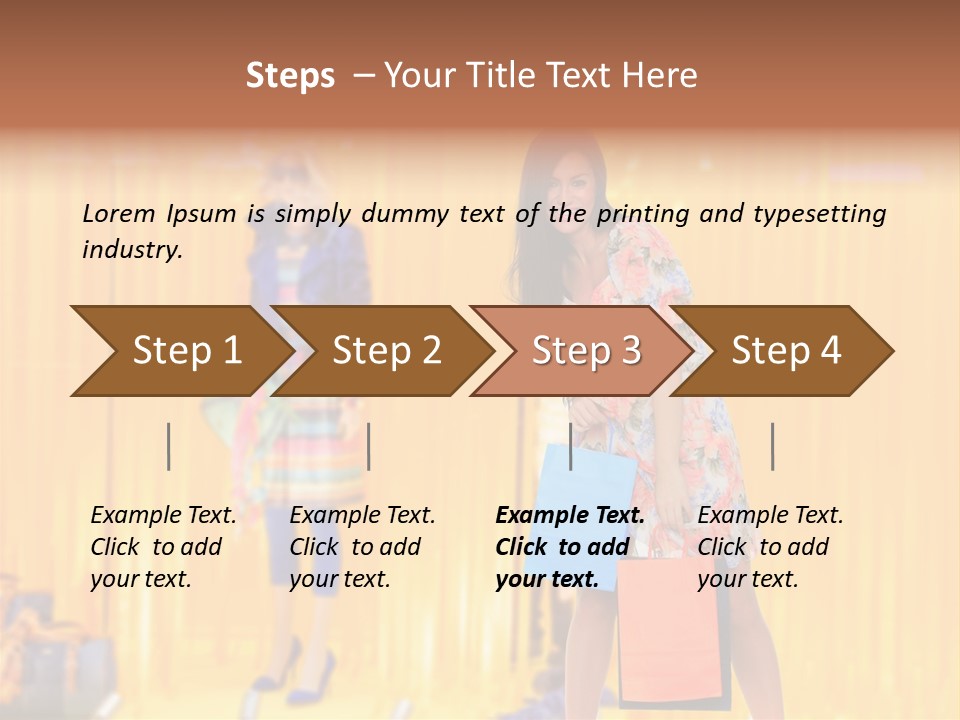 Clothing Casual Advertisement PowerPoint Template