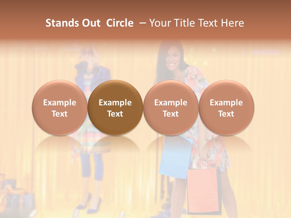 Clothing Casual Advertisement PowerPoint Template