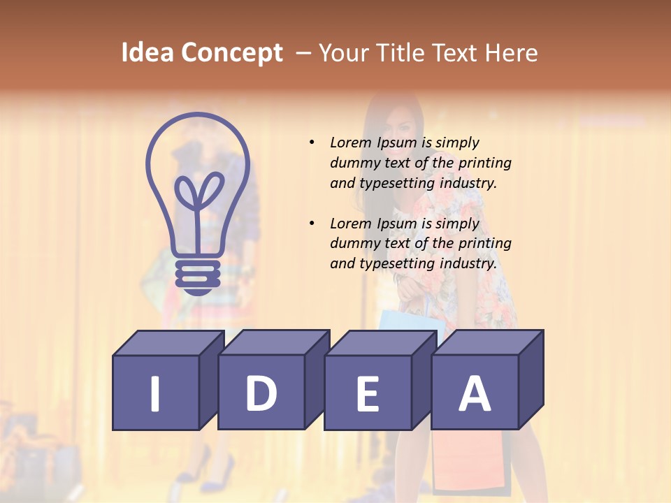 Clothing Casual Advertisement PowerPoint Template