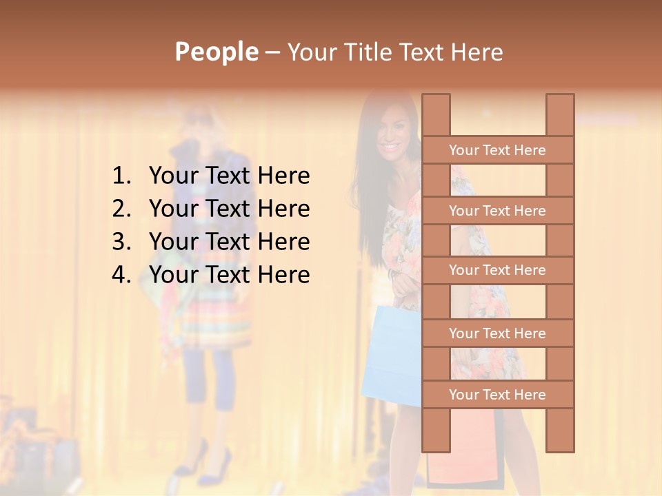 Clothing Casual Advertisement PowerPoint Template