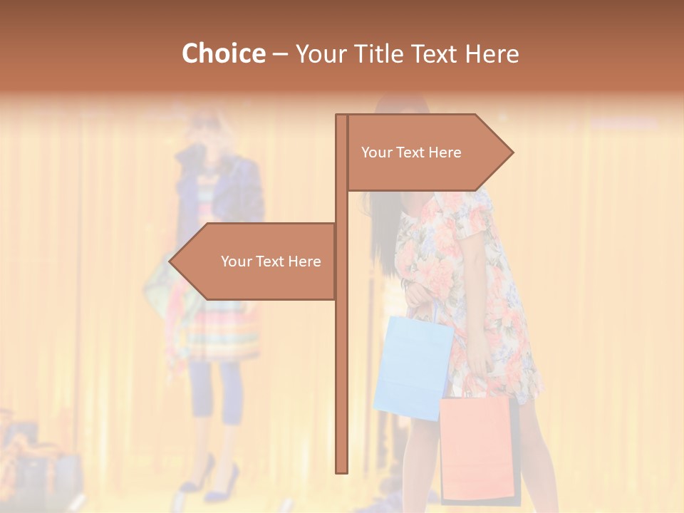 Clothing Casual Advertisement PowerPoint Template