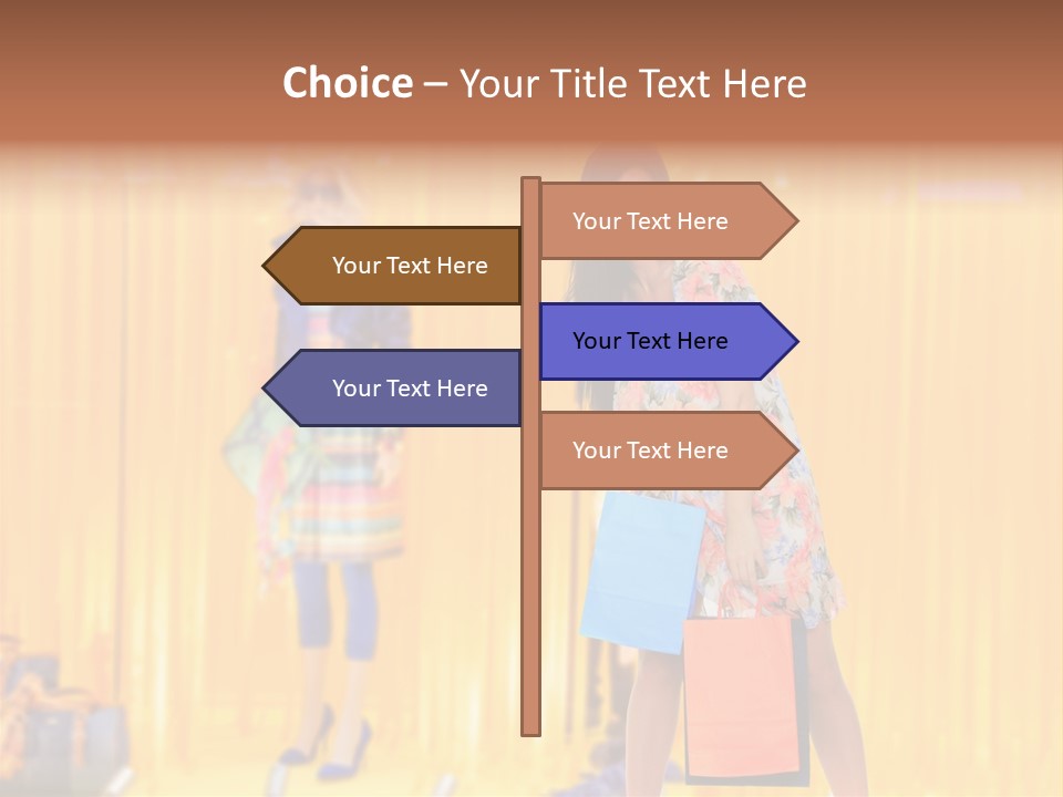 Clothing Casual Advertisement PowerPoint Template