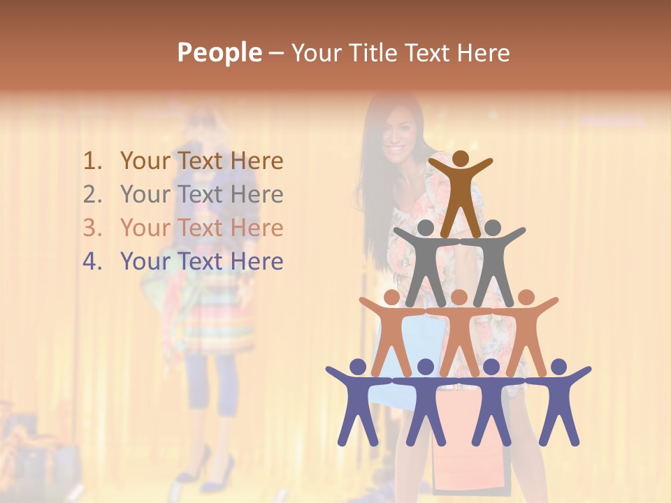 Clothing Casual Advertisement PowerPoint Template