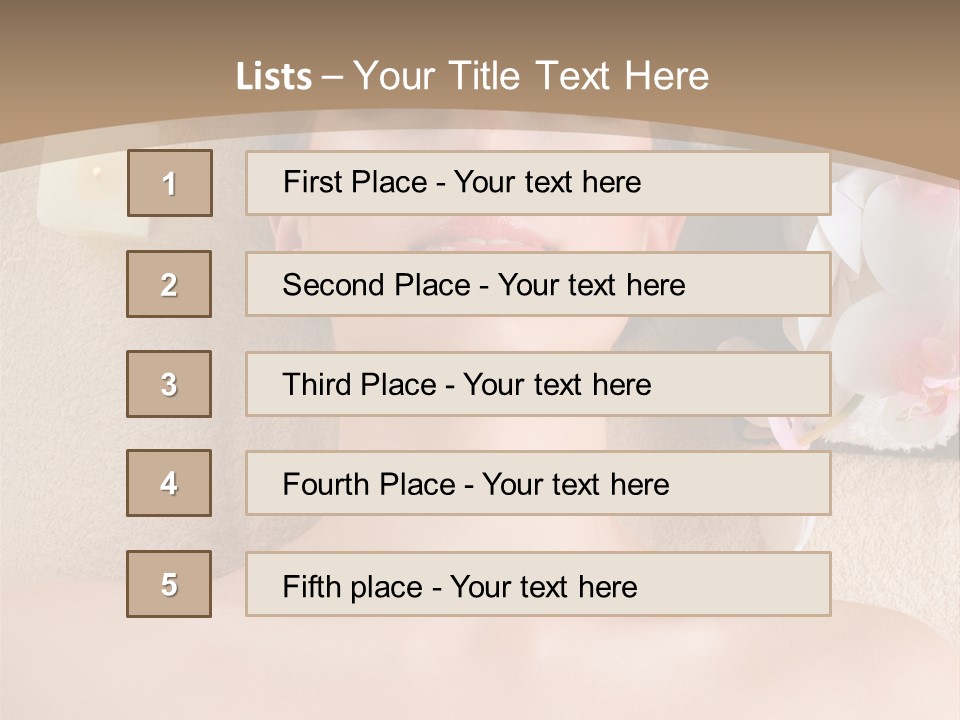 Cleanse Female Luxury PowerPoint Template