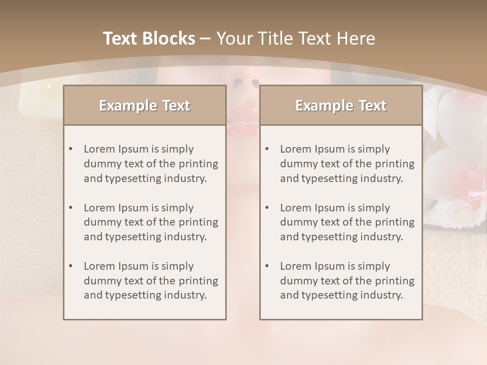 Cleanse Female Luxury PowerPoint Template