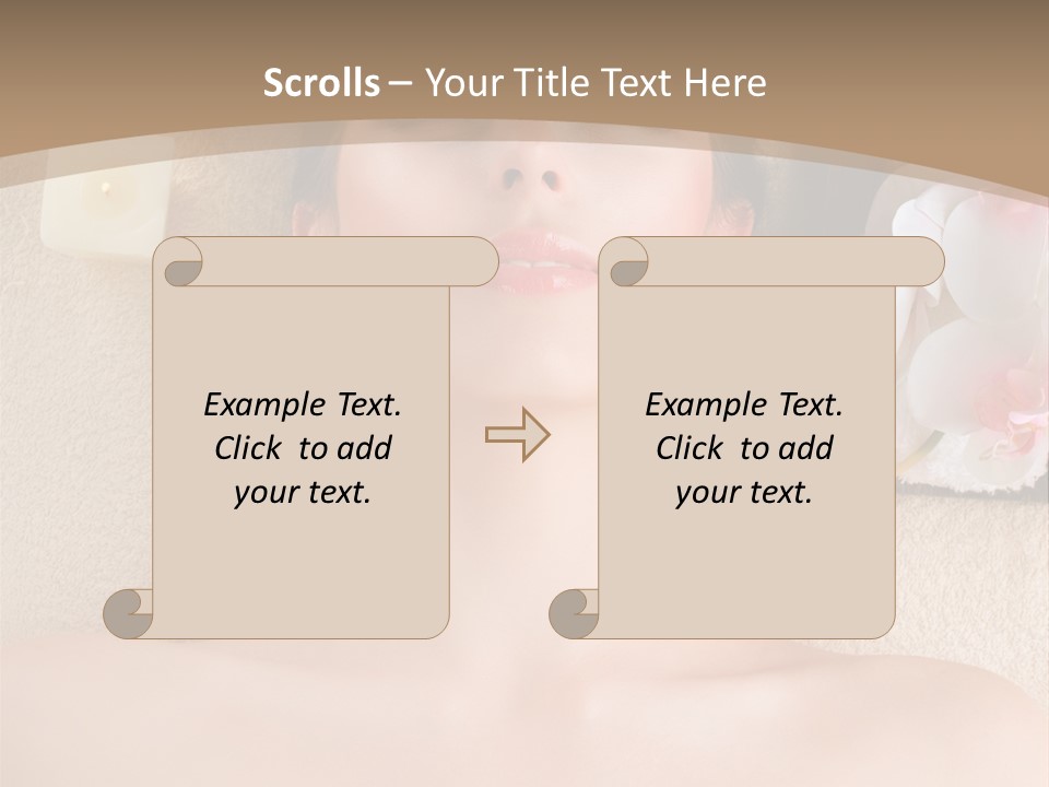 Cleanse Female Luxury PowerPoint Template