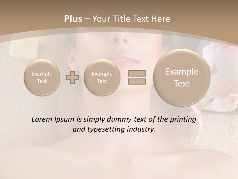 Cleanse Female Luxury PowerPoint Template