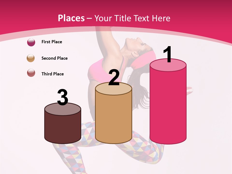 Gymnastic Female Acrobat PowerPoint Template
