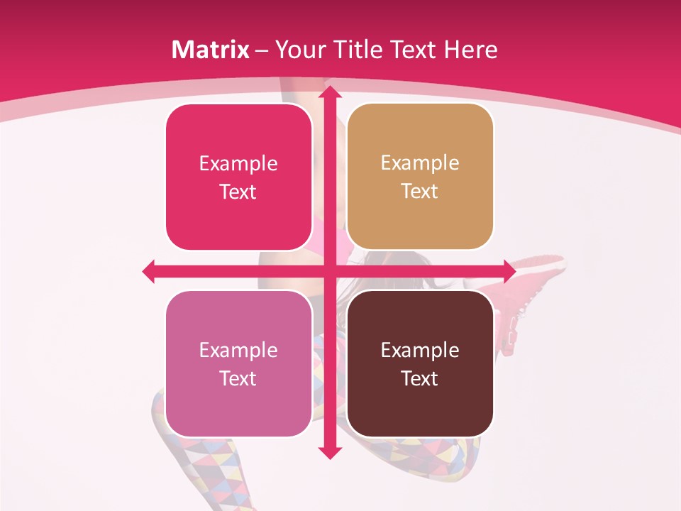 Gymnastic Female Acrobat PowerPoint Template