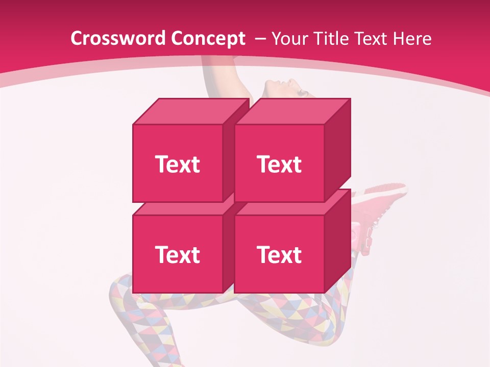 Gymnastic Female Acrobat PowerPoint Template