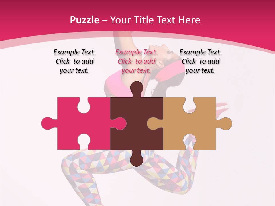 Gymnastic Female Acrobat PowerPoint Template