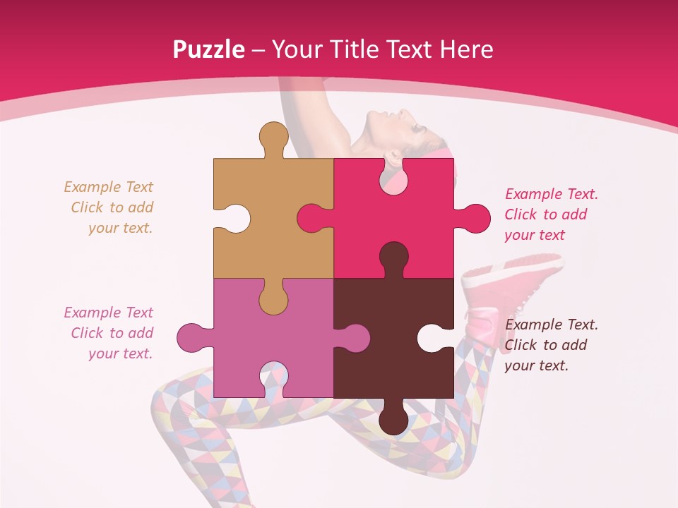 Gymnastic Female Acrobat PowerPoint Template