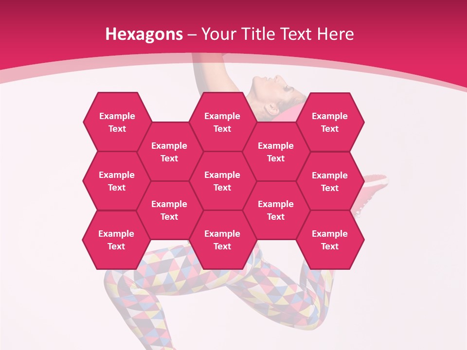 Gymnastic Female Acrobat PowerPoint Template