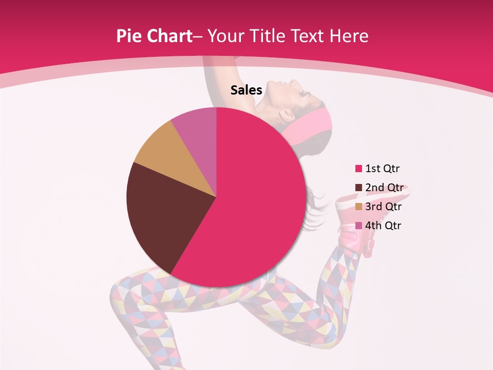 Gymnastic Female Acrobat PowerPoint Template