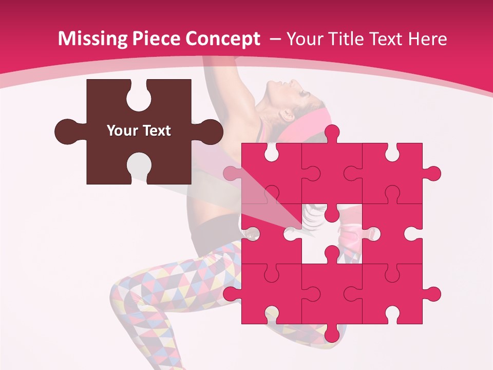 Gymnastic Female Acrobat PowerPoint Template