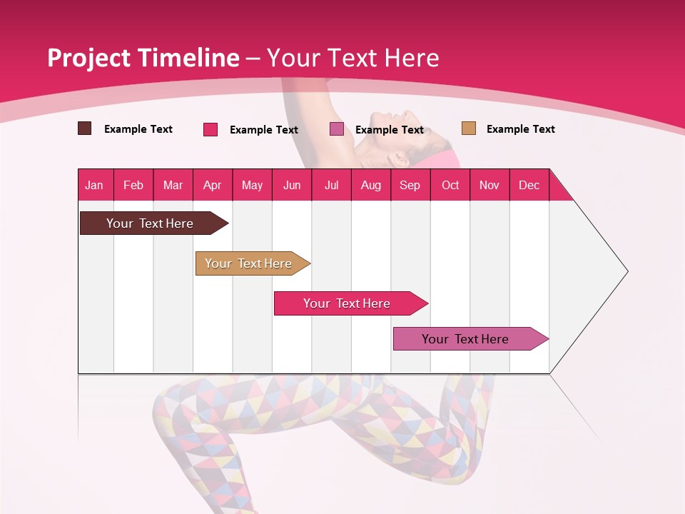 Gymnastic Female Acrobat PowerPoint Template