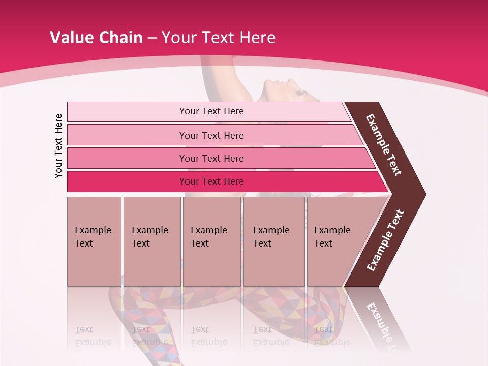 Gymnastic Female Acrobat PowerPoint Template