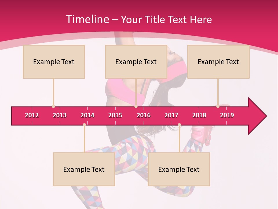 Gymnastic Female Acrobat PowerPoint Template