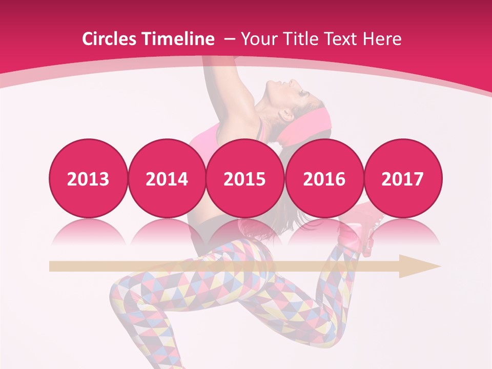 Gymnastic Female Acrobat PowerPoint Template