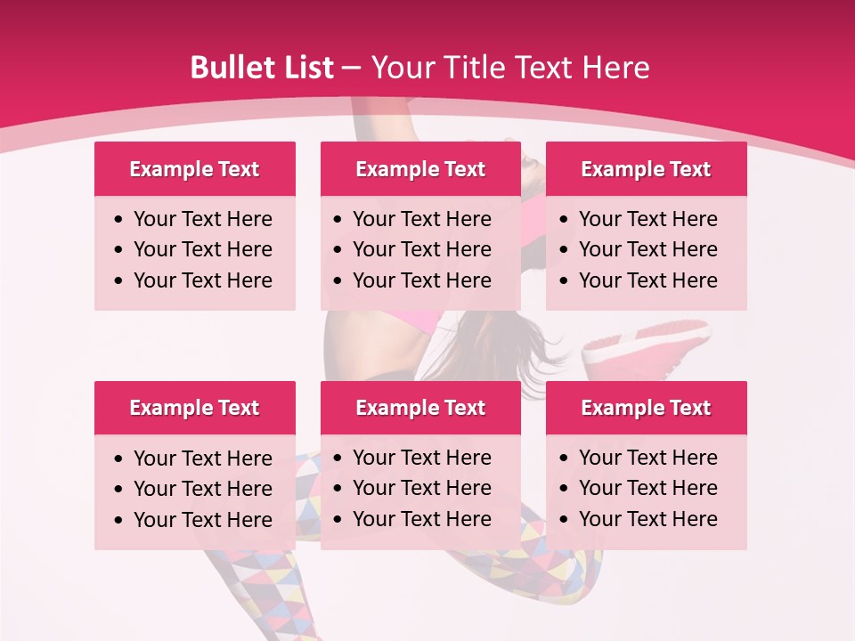 Gymnastic Female Acrobat PowerPoint Template