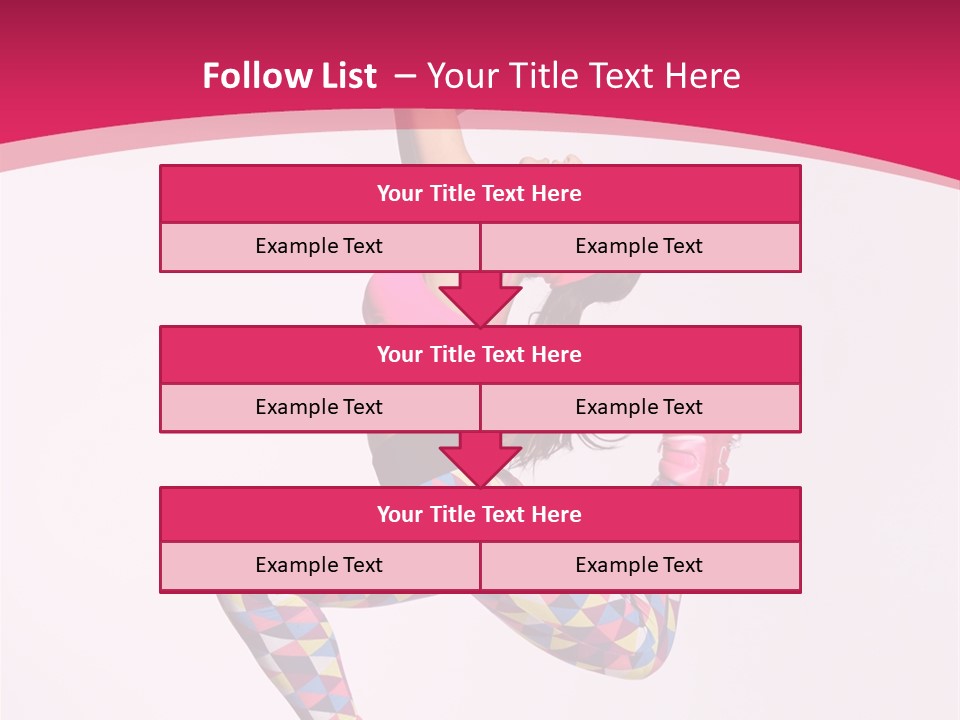 Gymnastic Female Acrobat PowerPoint Template