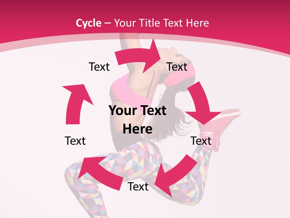 Gymnastic Female Acrobat PowerPoint Template