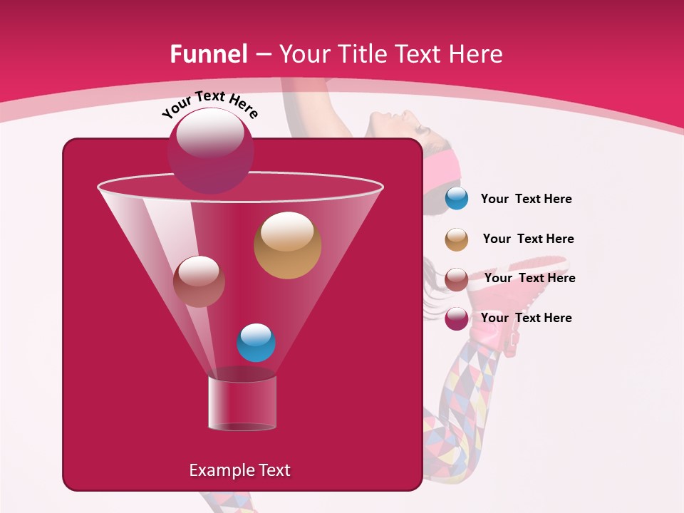 Gymnastic Female Acrobat PowerPoint Template