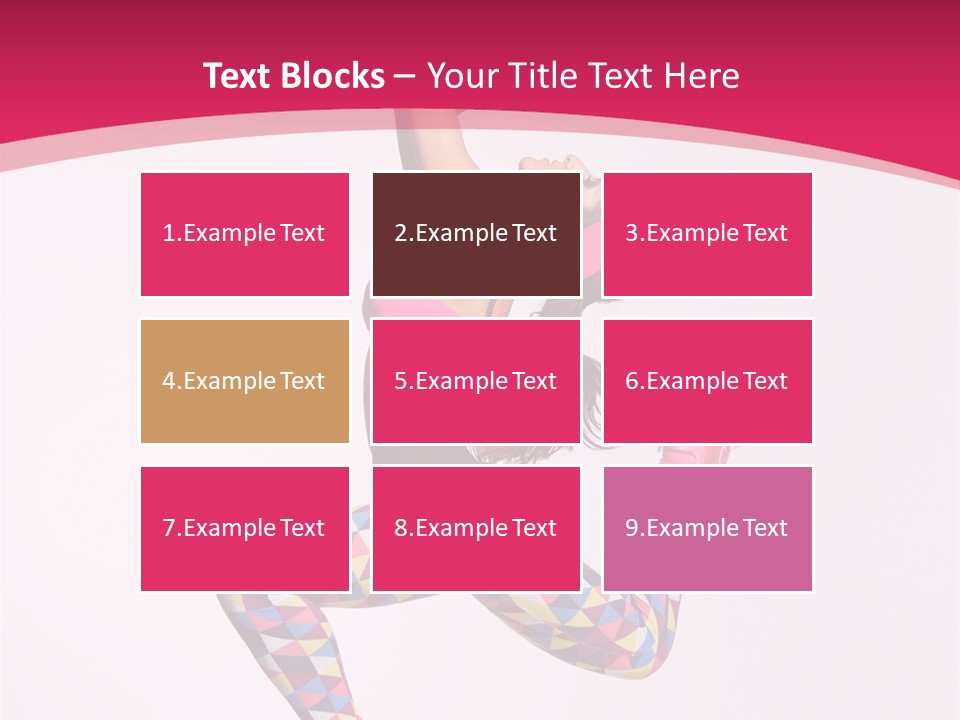 Gymnastic Female Acrobat PowerPoint Template