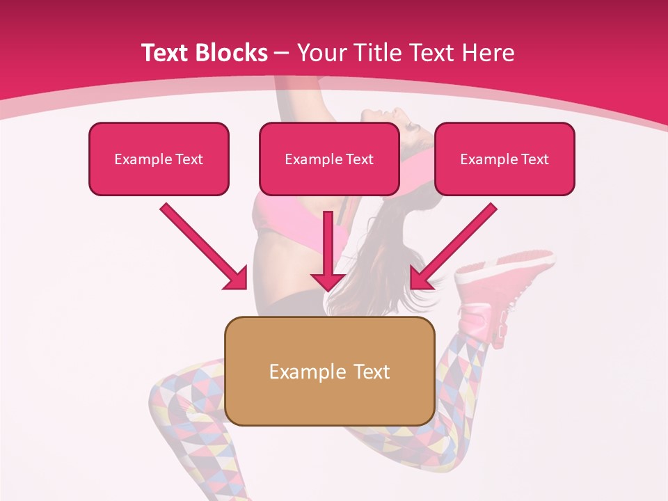 Gymnastic Female Acrobat PowerPoint Template