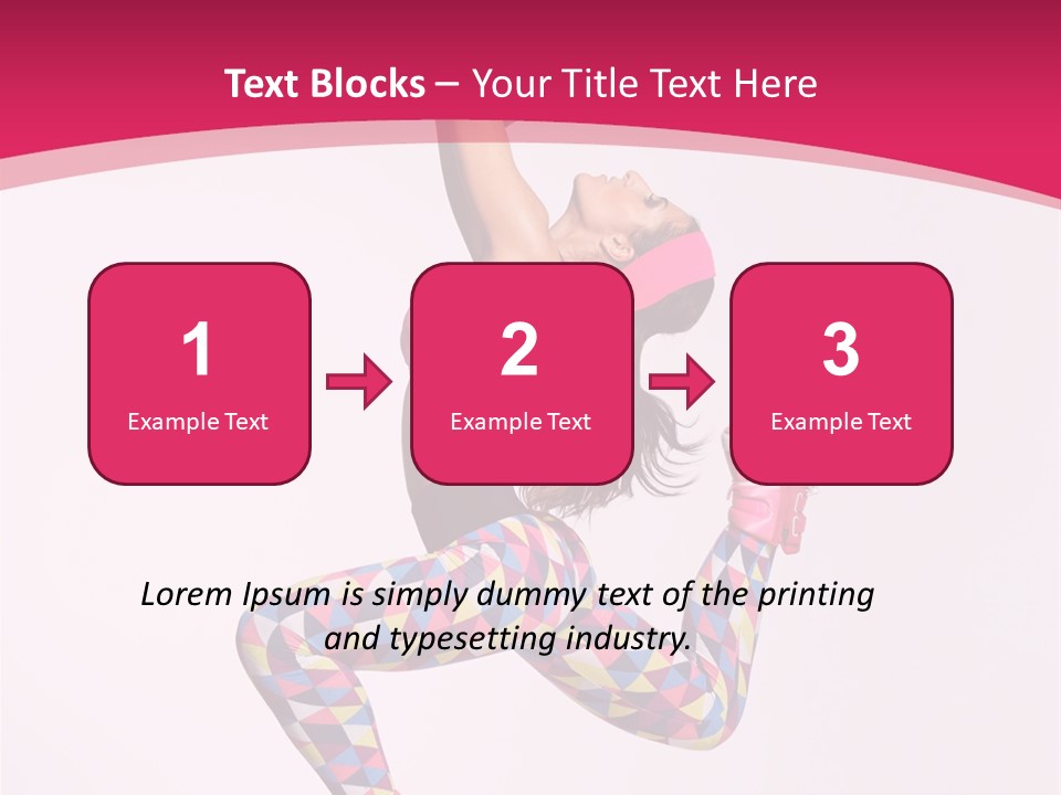 Gymnastic Female Acrobat PowerPoint Template