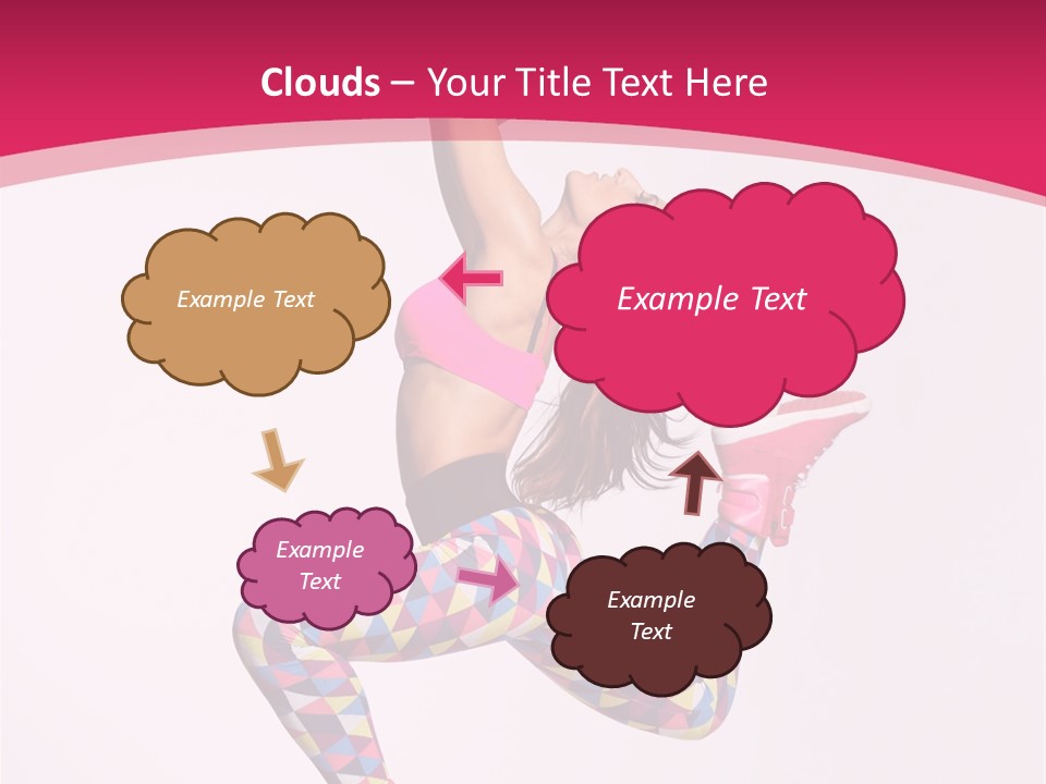 Gymnastic Female Acrobat PowerPoint Template