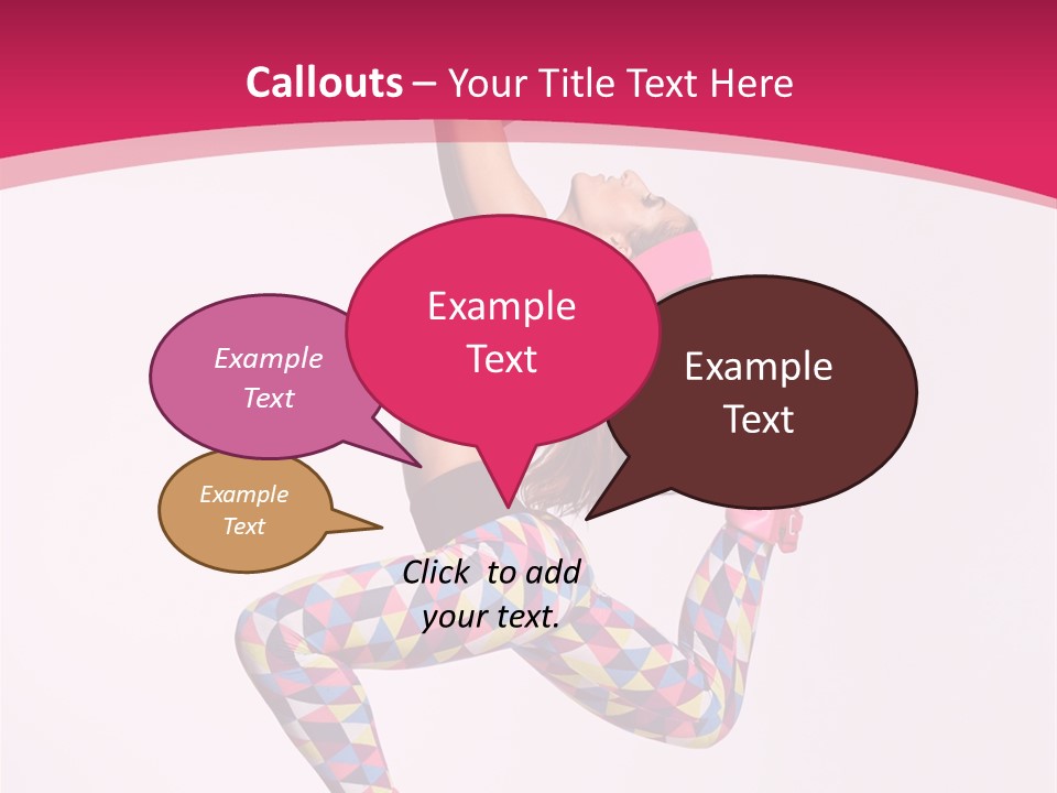 Gymnastic Female Acrobat PowerPoint Template